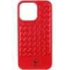 Шкіряний чохол Polo Santa Barbara для Apple iPhone 13 Pro Max (6.7"") Red