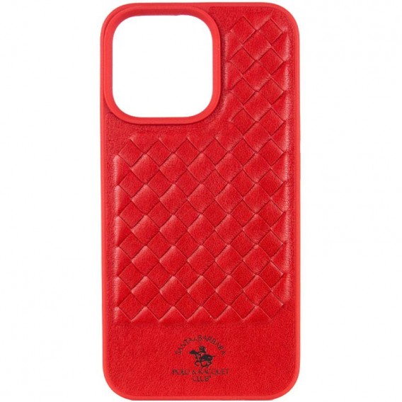 Шкіряний чохол Polo Santa Barbara для Apple iPhone 13 Pro Max (6.7"") Red