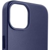 Шкіряний чохол Leather Case (AA Plus) with MagSafe для Apple iPhone 12 Pro / 12 (6.1"") Violet