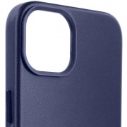 Шкіряний чохол Leather Case (AA Plus) with MagSafe для Apple iPhone 12 Pro / 12 (6.1"") Violet