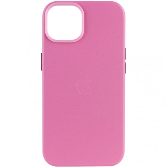 Кожаный чехол Leather Case (AA Plus) with MagSafe для Apple iPhone 12 Pro Max (6.7") Pollen