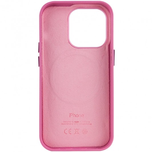 Кожаный чехол Leather Case (AA Plus) with MagSafe для Apple iPhone 13 Pro (6.1") Pollen - изображение 1