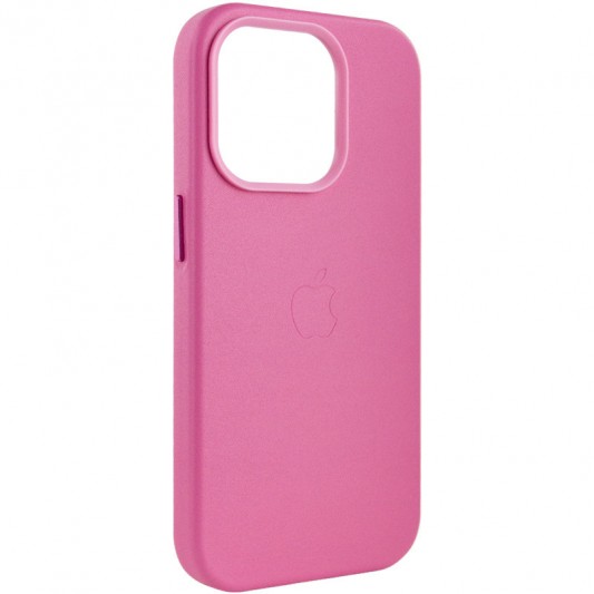 Кожаный чехол Leather Case (AA Plus) with MagSafe для Apple iPhone 13 Pro (6.1") Pollen - изображение 3
