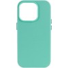 Шкіряний чохол Leather Case (AA Plus) з MagSafe для Apple iPhone 13 Pro Max (6.7"") Ice