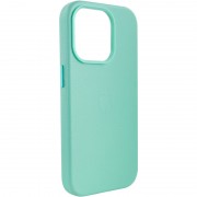 Шкіряний чохол Leather Case (AA Plus) з MagSafe для Apple iPhone 13 Pro Max (6.7"") Ice