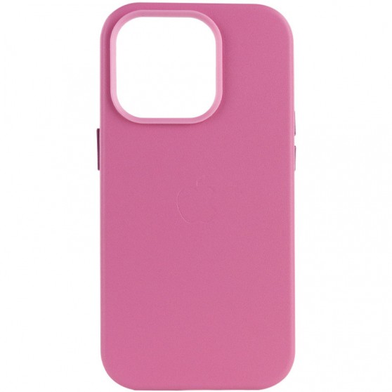 Шкіряний чохол Leather Case (AA Plus) with MagSafe для Apple iPhone 13 Pro Max (6.7"") Pollen