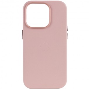 Кожаный чехол Leather Case (AA Plus) with MagSafe для Apple iPhone 13 Pro Max (6.7") Sand Pink Кожаный чехол Leather Case (AA Plus) with MagSafe для Apple iPhone 13 Pro Max (6.7") Sand Pink