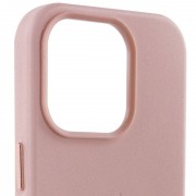 Шкіряний чохол Leather Case (AA Plus) та MagSafe для Apple iPhone 13 Pro Max (6.7"") Sand Pink