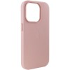 Кожаный чехол Leather Case (AA Plus) with MagSafe для Apple iPhone 13 Pro Max (6.7"") Sand Pink