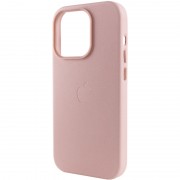 Шкіряний чохол Leather Case (AA Plus) та MagSafe для Apple iPhone 13 Pro Max (6.7"") Sand Pink