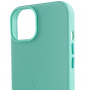 Шкіряний чохол Leather Case (AA Plus) with MagSafe для Apple iPhone 13 (6.1"") Ice