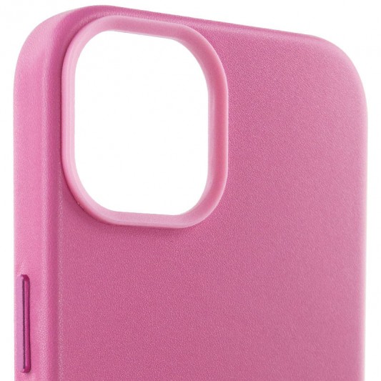 Шкіряний чохол Leather Case (AA Plus) with MagSafe для Apple iPhone 13 (6.1") Pollen - зображення 2 