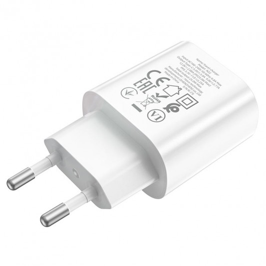 СЗУ Hoco N22 Jetta PD25W (1USB-C) Белый - изображение 1