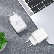 Блок быстрой зарядки для Apple iPhone Hoco N22 Jetta PD25W Белый