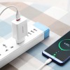 Зарядное устройство для телефона - Borofone BA21A Long journey QC3.0 (1USB/3A) + Type-C Белый