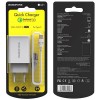 Зарядное устройство для телефона - Borofone BA21A Long journey QC3.0 (1USB/3A) + Type-C Белый