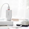 Зарядний пристрій для телефона - Borofone BA21A Long journey QC3.0 (1USB/3A) + MicroUSB Білий
