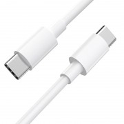 USB кабель зарядки Borofone BX44 High-energy Type-C to Type-C 100W (1m) Білий