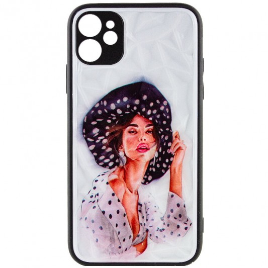 TPU+PC чохол Prisma Ladies для Apple iPhone 11 (6.1") Girl in a hat - зображення 1 
