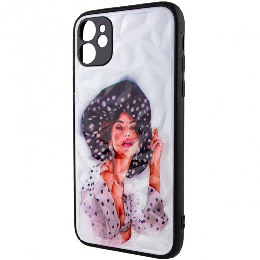 TPU+PC чохол Prisma Ladies для Apple iPhone 11 (6.1") Girl in a hat - зображення 2 