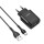 Блок живлення Hoco C72Q Glorious QC3.0 18W (1USB-A) + кабель USB to Type-C Чорний