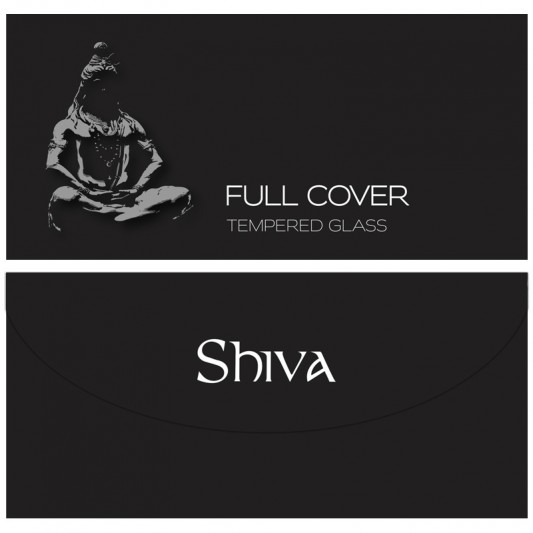 Защитное стекло Shiva (Full Cover) для Apple iPhone 14 Pro (6.1") Черный - изображение 3