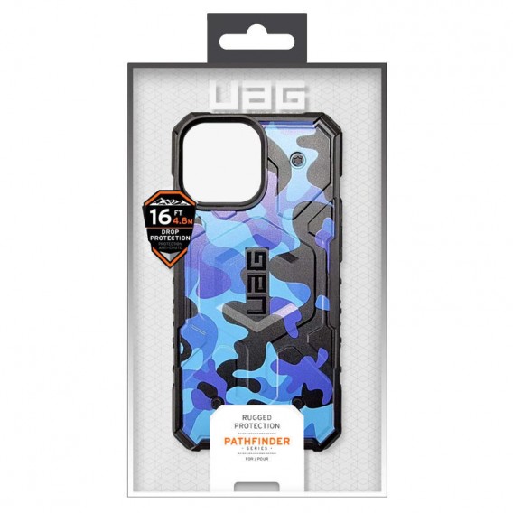 Ударопрочный чехол UAG Pathfinder with MagSafe Camo для Apple iPhone 14 Pro Max (6.7"), Синий