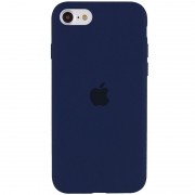 Чохол Silicone Case Full Protective (AA) для Apple iPhone SE (2020) Темно-синій / Midnight blue