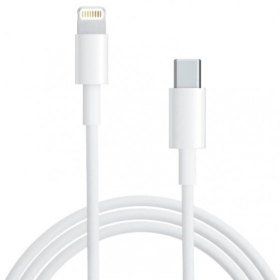 Дата кабель Foxconn для Apple iPhone Type-C to Lightning (AAA grade) (2m) (box, no logo), Белый