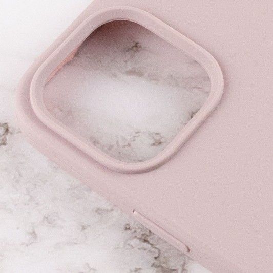 Чехол Silicone Case Full Protective (AA) для Apple iPhone 14 Pro (6.1") Серый / Lavender - изображение 3