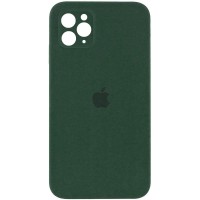 Чохол Silicone Case Square Full Camera Protective (AA) для Apple iPhone 11 Pro (5.8") Зелений / Cyprus Green