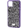 TPU чехол Bling World Rock Diamond для Apple iPhone 14 Pro (6.1"), Фиолетовый