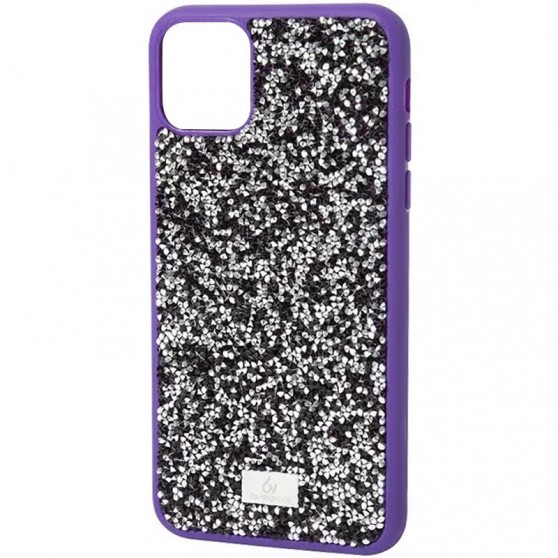 TPU чохол Bling World Rock Diamond для Apple iPhone 14 Pro (6.1") Фіолетовий