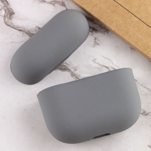 Силіконовий футляр для навушників AirPods 3 Сірий / Gray - зображення 1 