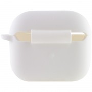 Силіконовий футляр для навушників AirPods 3, Білий / White