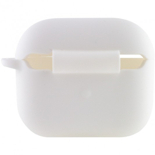 Силіконовий футляр для навушників AirPods 3 Білий / White - зображення 2 