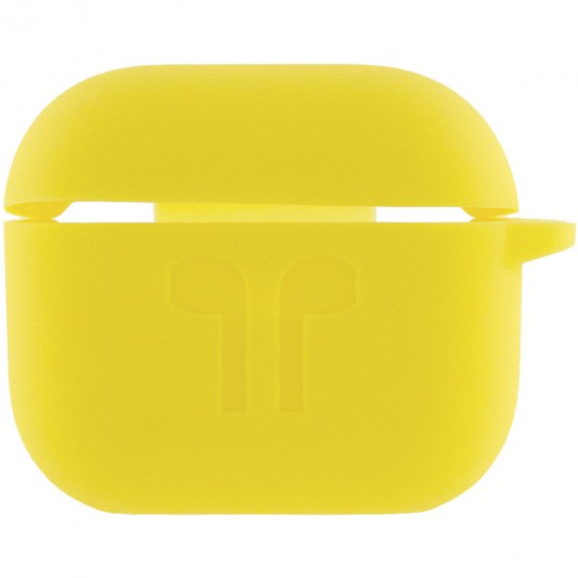 Силіконовий футляр для навушників AirPods 3 Жовтий / Neon Yellow - зображення 1 