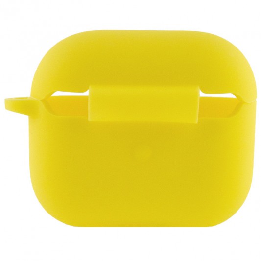 Силіконовий футляр для навушників AirPods 3 Жовтий / Neon Yellow - зображення 2 