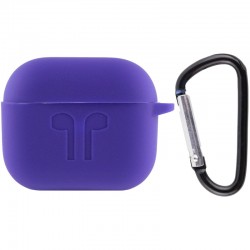 Силиконовый футляр для наушников AirPods 3, Фиолетовый / Ultra Violet