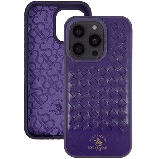 Кожаный чехол Polo Santa Barbara для Apple iPhone 14 Pro Max (6.7") Purple - изображение 1