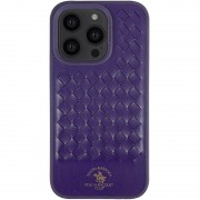 Кожаный чехол Polo Santa Barbara для Apple iPhone 14 Pro Max (6.7"), Purple