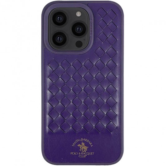 Кожаный чехол Polo Santa Barbara для Apple iPhone 14 Pro Max (6.7") Purple - изображение 3