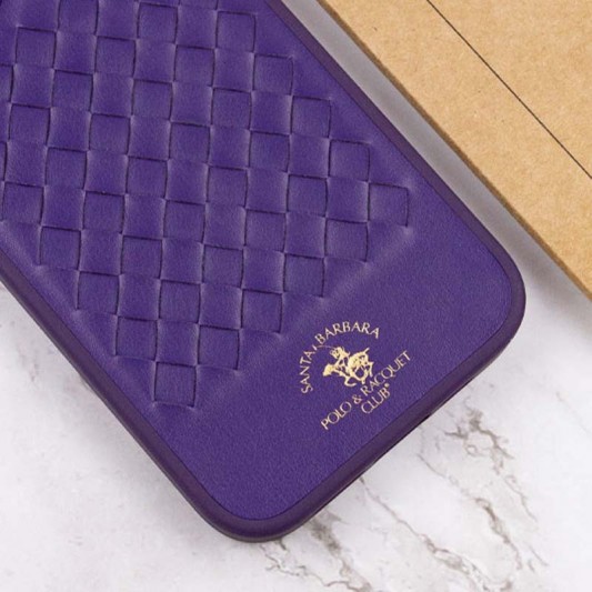 Кожаный чехол Polo Santa Barbara для Apple iPhone 14 Pro Max (6.7") Purple - изображение 7