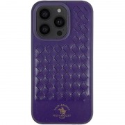 Шкіряний чохол Polo Santa Barbara для Apple iPhone 14 Pro Max (6.7"), Purple