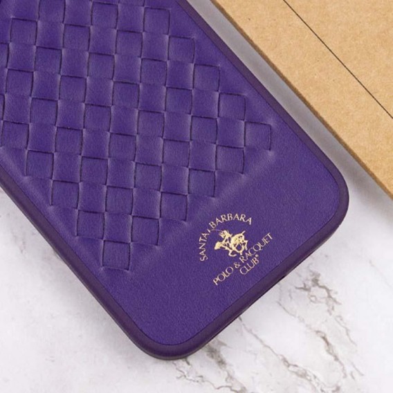 Шкіряний чохол Polo Santa Barbara для Apple iPhone 14 Pro Max (6.7"), Purple