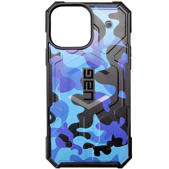 Ударостійкий чохол UAG Pathfinder with MagSafe Camo для Apple iPhone 13 Pro (6.1") Синій