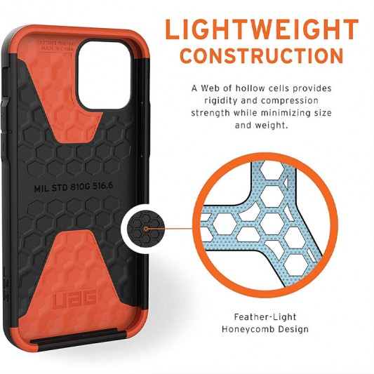 Чехол TPU UAG CIVILIAN series для Apple iPhone 14 Pro (6.1") Черный - изображение 1