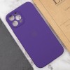 Чохол Silicone Case Full Camera Protective (AA) для Apple iPhone 12 Pro (6.1"), Фіолетовий / Amethyst