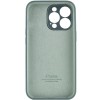 Чехол Silicone Case Full Camera Protective (AA) для Apple iPhone 13 Pro (6.1"), Зеленый / Pine green