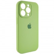 Чохол Silicone Case Full Camera Protective (AA) для Apple iPhone 13 Pro (6.1"), М'ятний / Mint